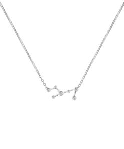 Virgo Zodiac Silver Necklace