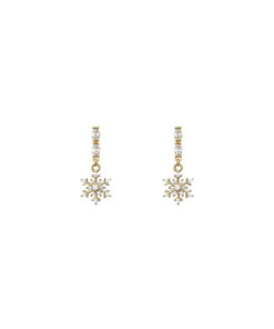 Shimmering Snowflake Earrings