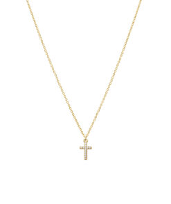 Tiny Cross Necklace