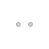 Halo Diamond Stud Earrings (Silver)