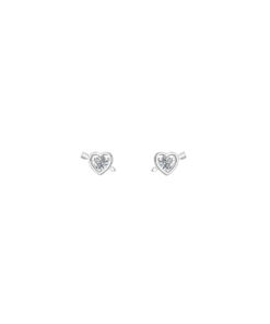 Cupid's Arrow Heart Earrings