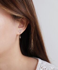 Flutter Butterfly Earrings (Silver)