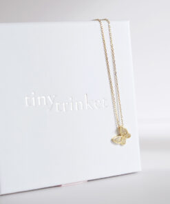 Dazzling Butterfly Necklace (Gold)